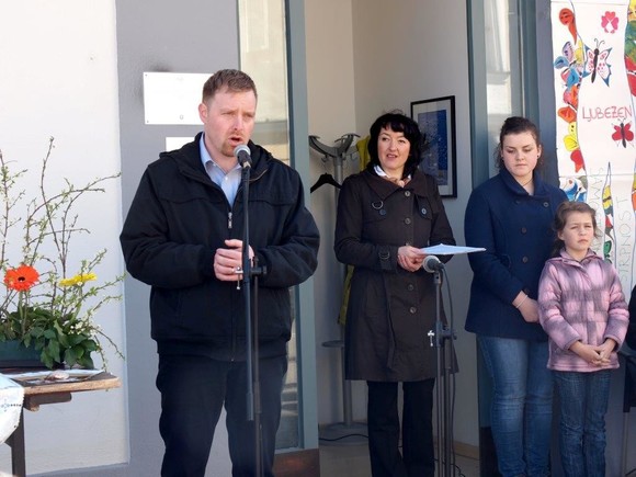 Nekaj spodbudnih besed nam je namenil tudi podžupan Občine Kamnik, g. Igor Žavbi.